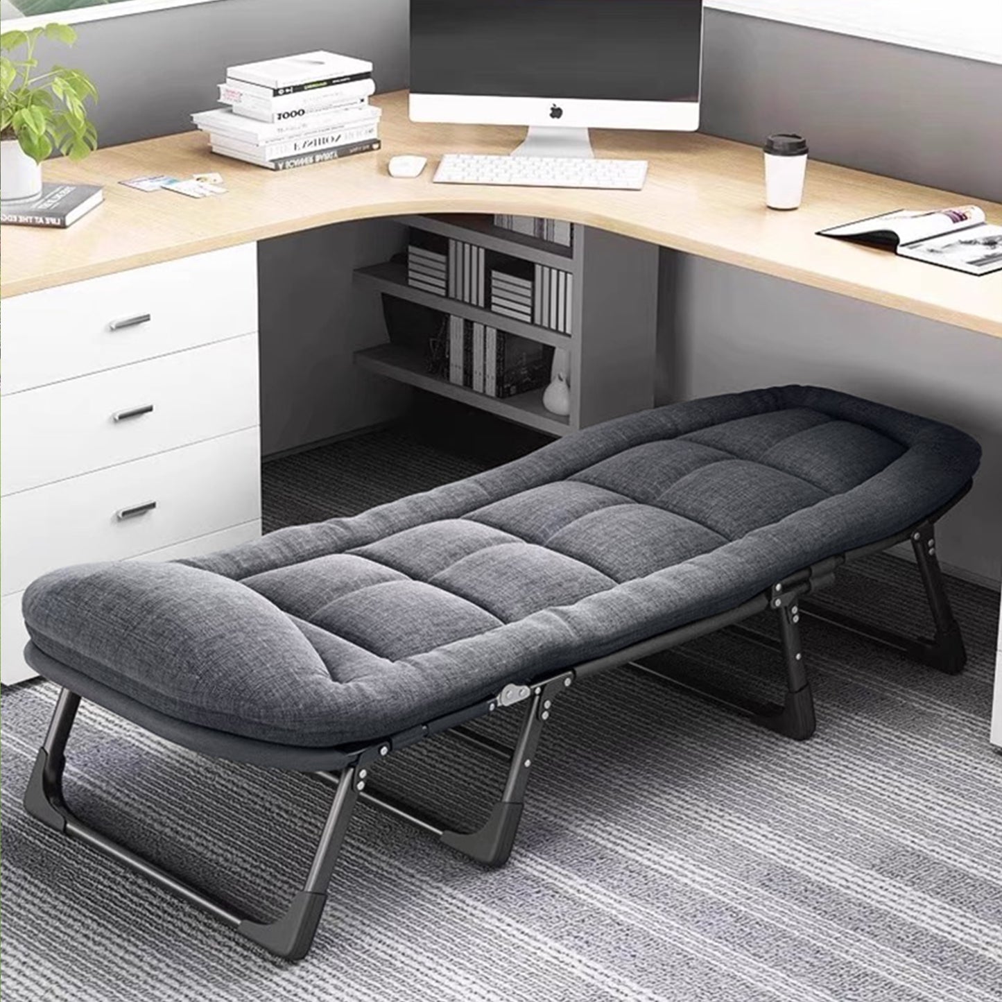 Easy to Clean, Ideal for Hard Floors Open Back Design for Home Office & Outdoor Use, Sturdy Steel Frame