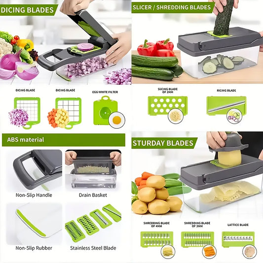 Premium Veggie Chopper Slicing Pro