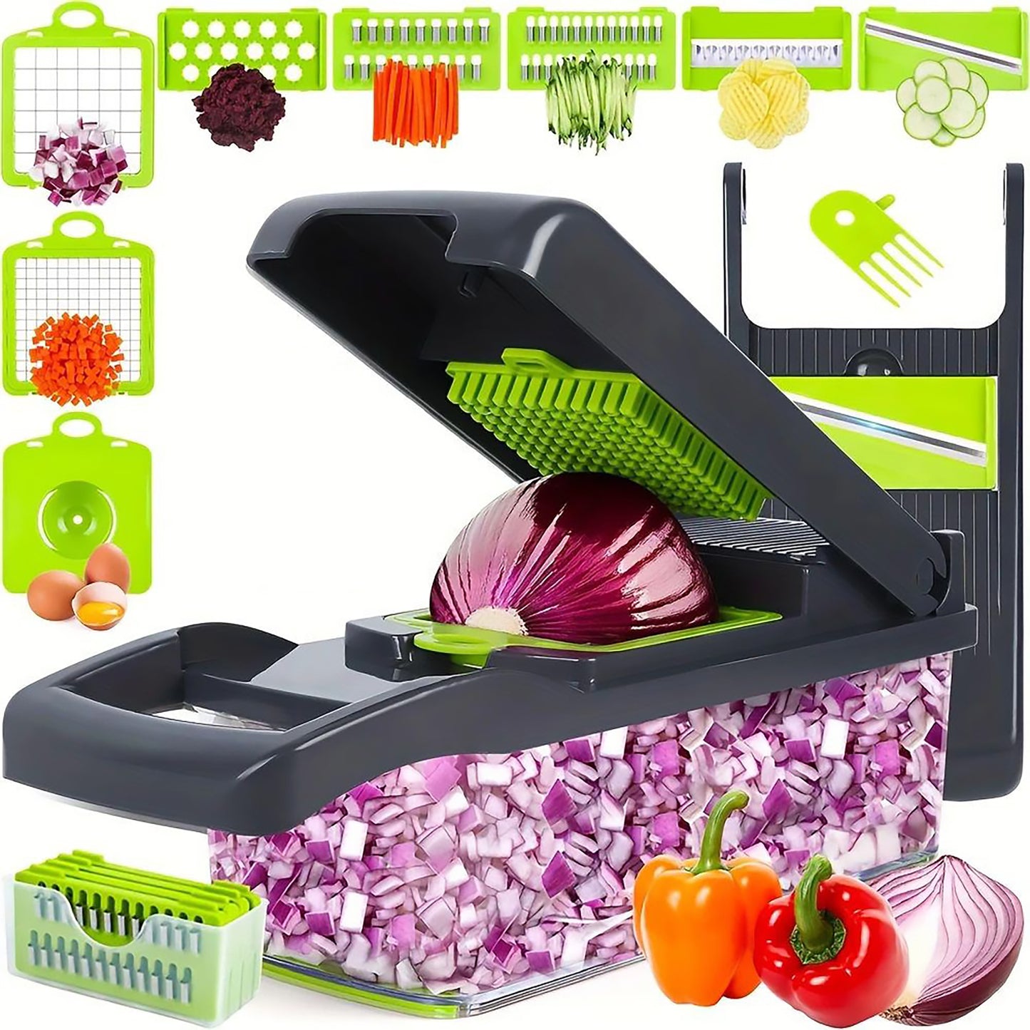 Premium Veggie Chopper Slicing Pro