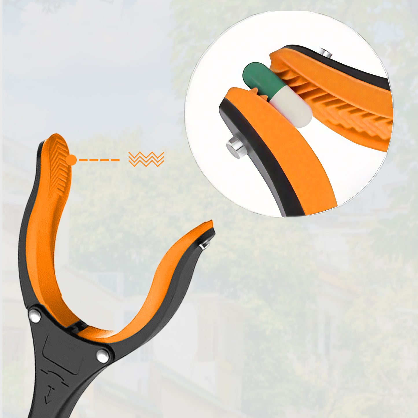 32" Reacher Grabber Tool - Trash Picker & Gripper Stick
