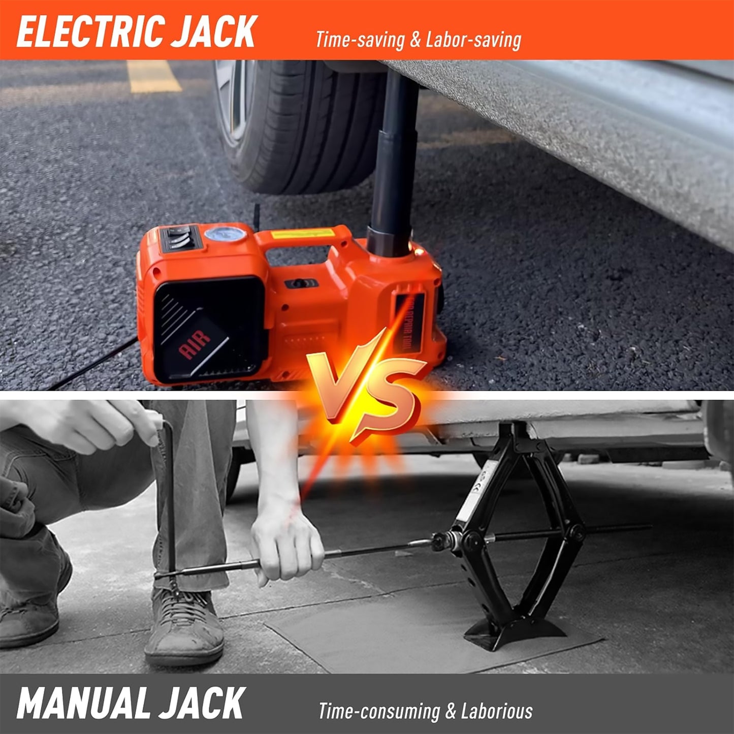 SZTAA 5 Ton Electric Car Jack Lift