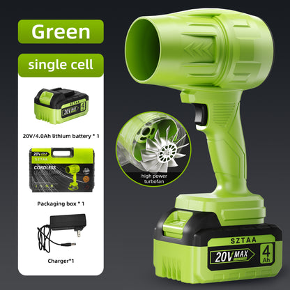 Power Cordless Leaf Blower 20V，1 Battery Handheld for Yard, Lawn, Driveway & Snow,260 CFM/76 MPH Air Speed,Variable Speed, Lightweight