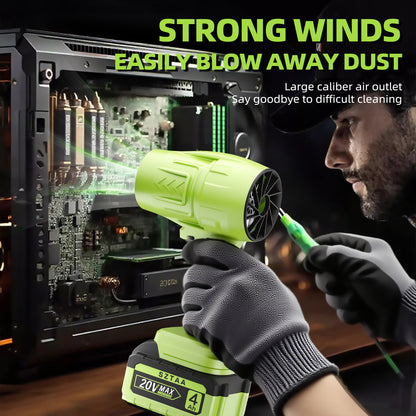 Handheld Brushless Cordless Leaf Blower Super Power for Yard, Lawn, Driveway