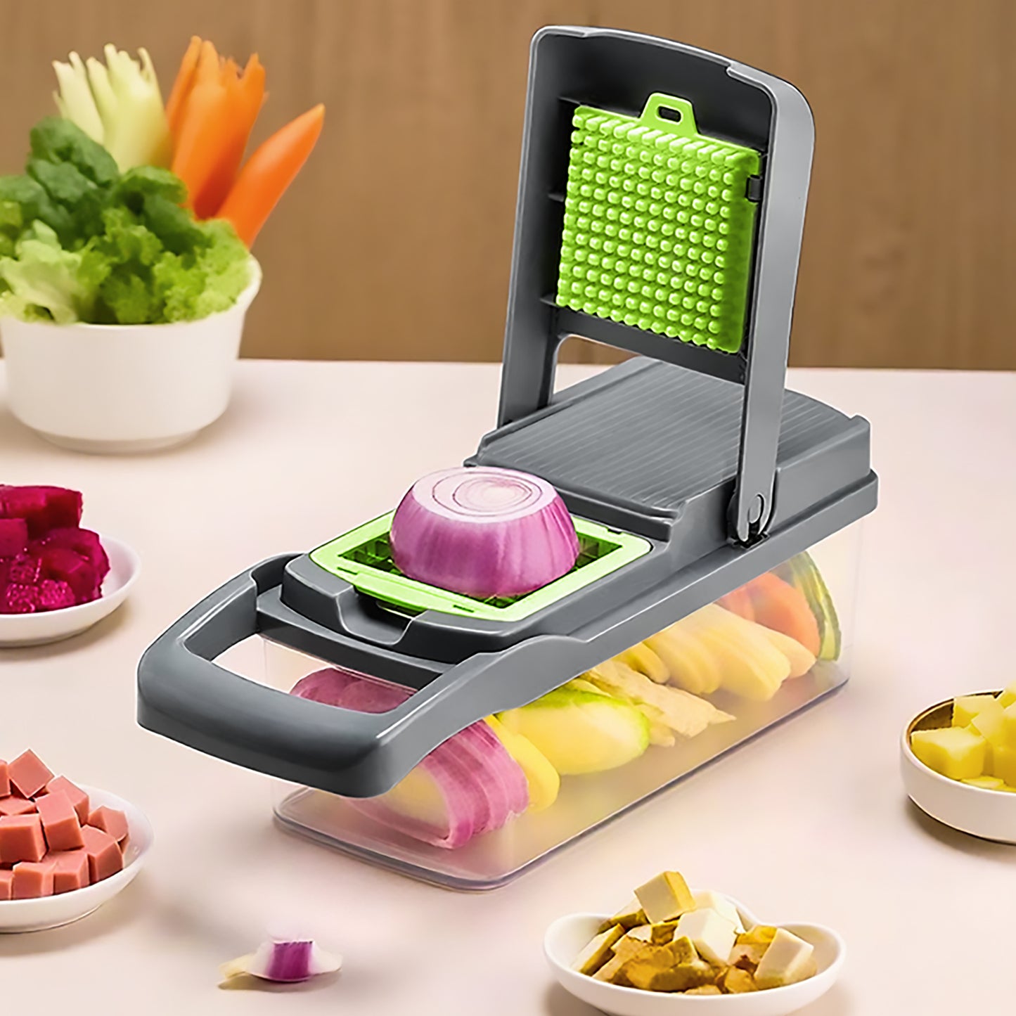 Premium Veggie Chopper Slicing Pro