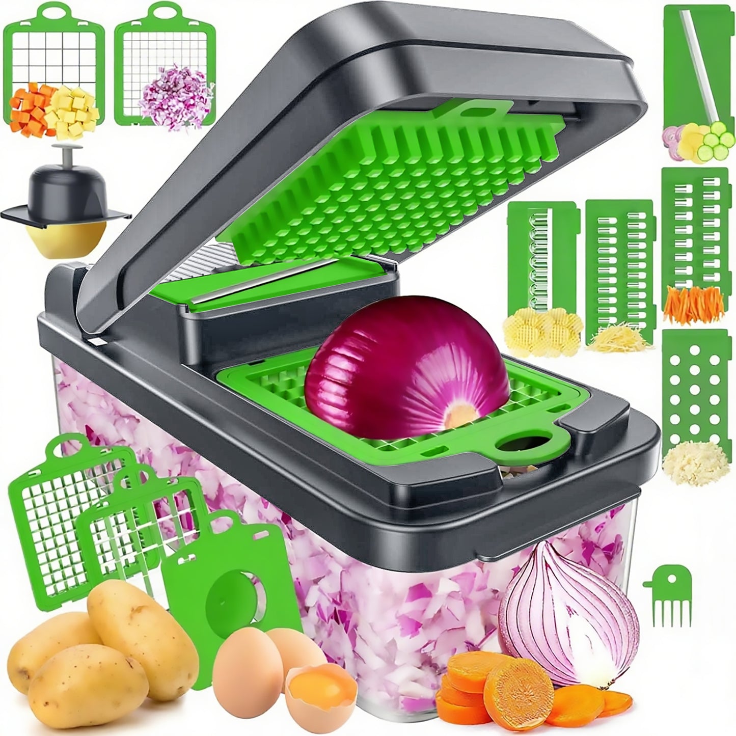 Premium Veggie Chopper Slicing Pro