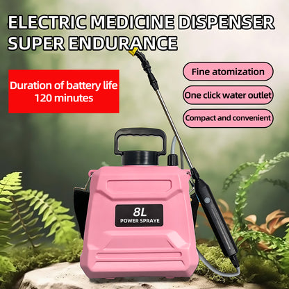 SZTAA 8L Garden Sprayer with Adjustable Shoulder Strap for Lawn,Garden,Cleaning
